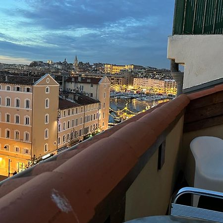Ferienwohnung Loft Moderne Vue Vieux Port Terrasse Rooftop Marseilles Exterior foto