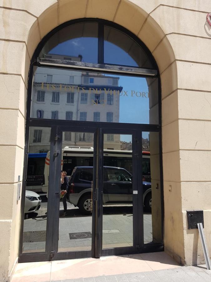 Ferienwohnung Loft Moderne Vue Vieux Port Terrasse Rooftop Marseilles Exterior foto