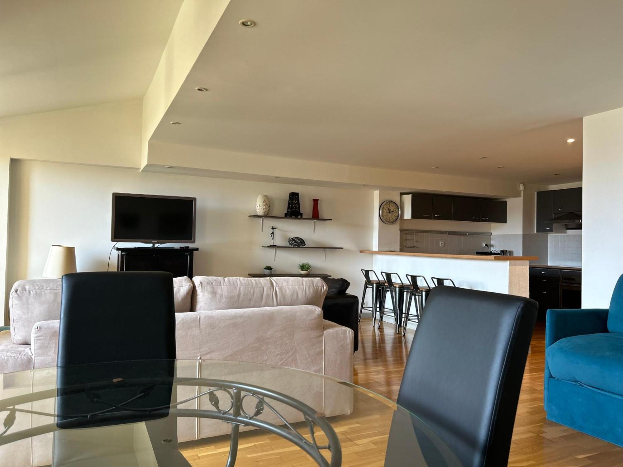Ferienwohnung Loft Moderne Vue Vieux Port Terrasse Rooftop Marseilles Exterior foto
