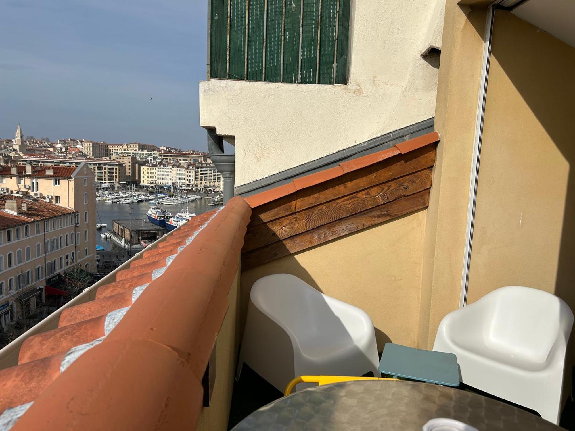 Ferienwohnung Loft Moderne Vue Vieux Port Terrasse Rooftop Marseilles Exterior foto