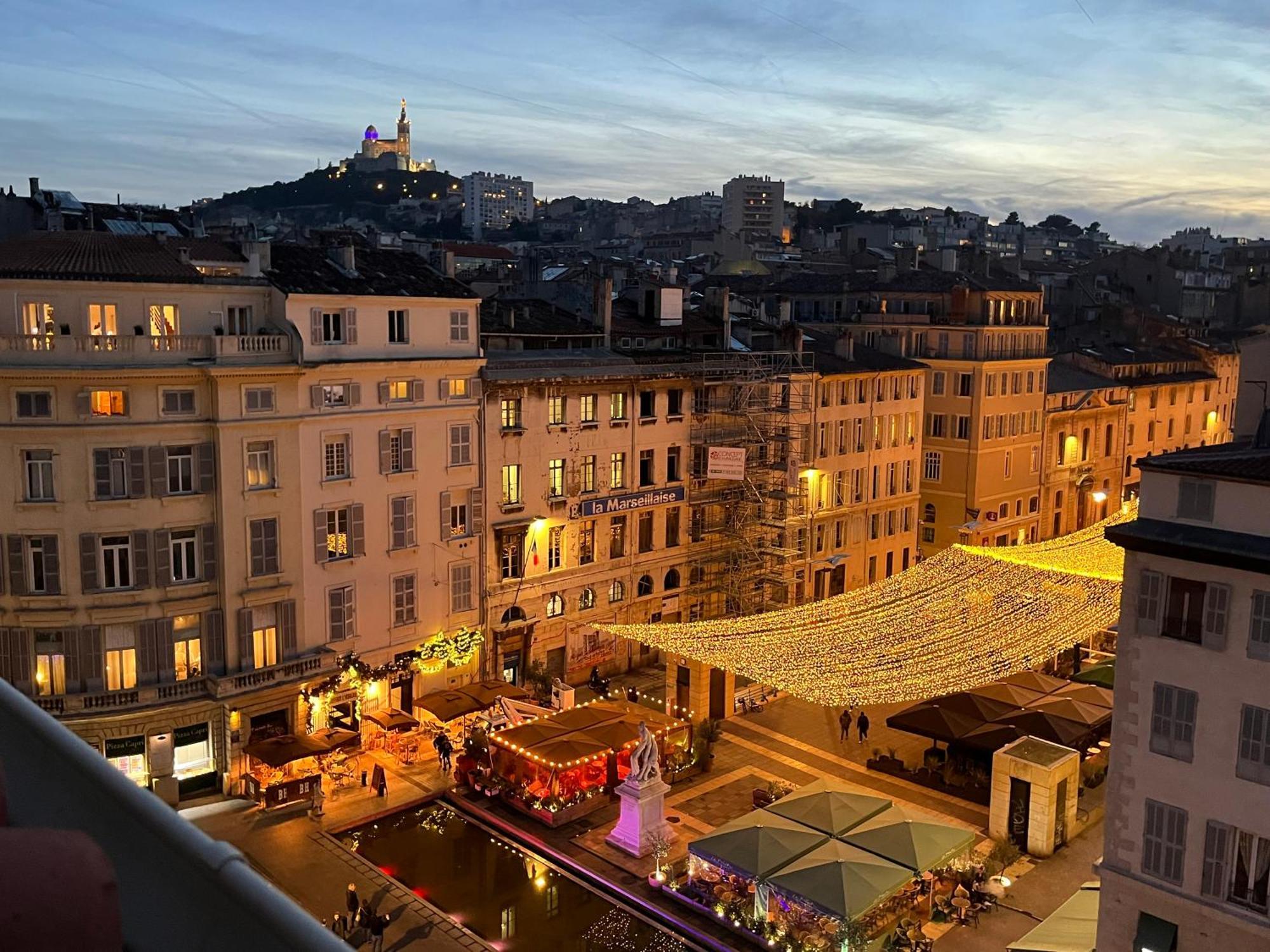 Ferienwohnung Loft Moderne Vue Vieux Port Terrasse Rooftop Marseilles Exterior foto