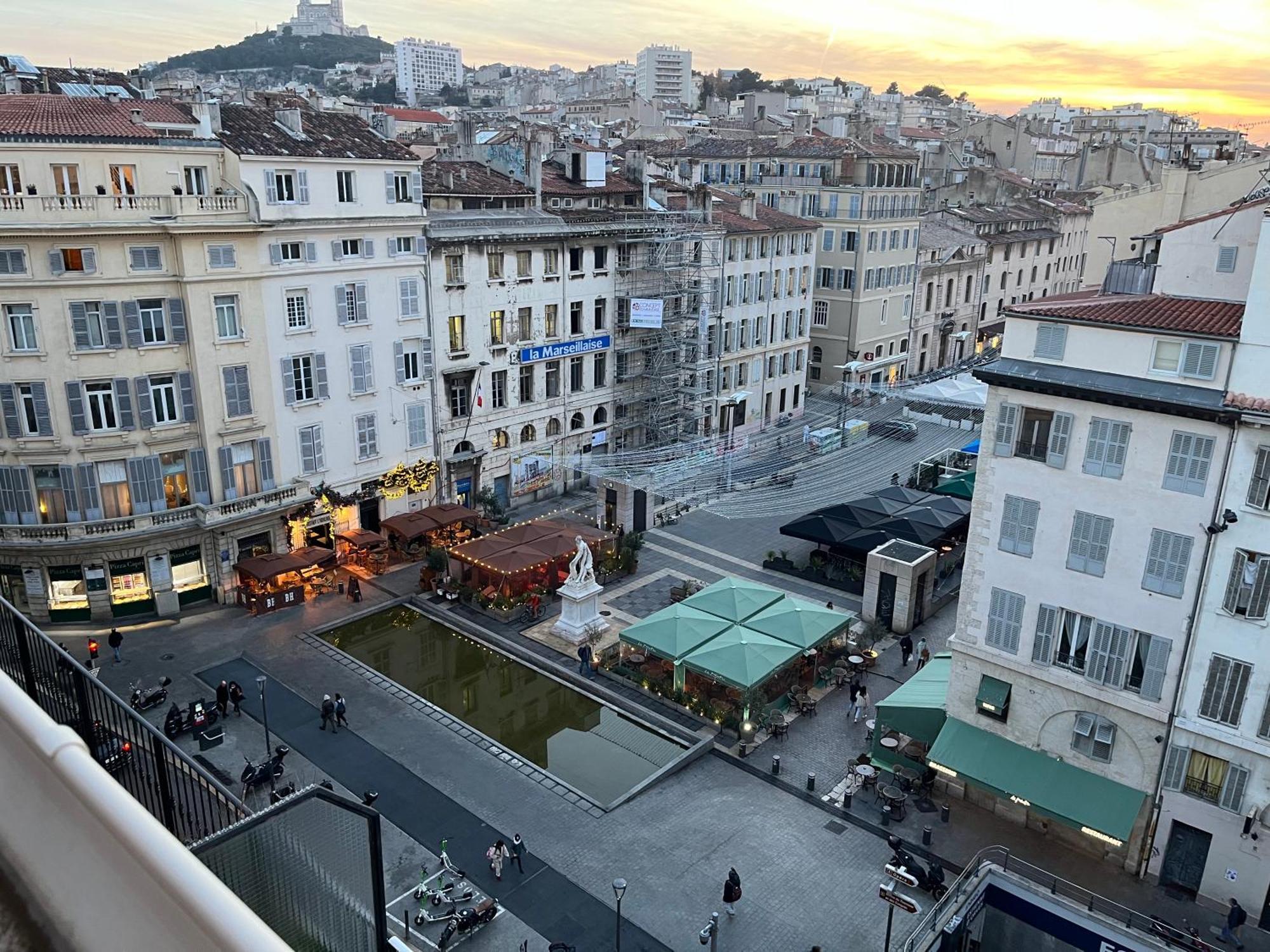 Ferienwohnung Loft Moderne Vue Vieux Port Terrasse Rooftop Marseilles Exterior foto